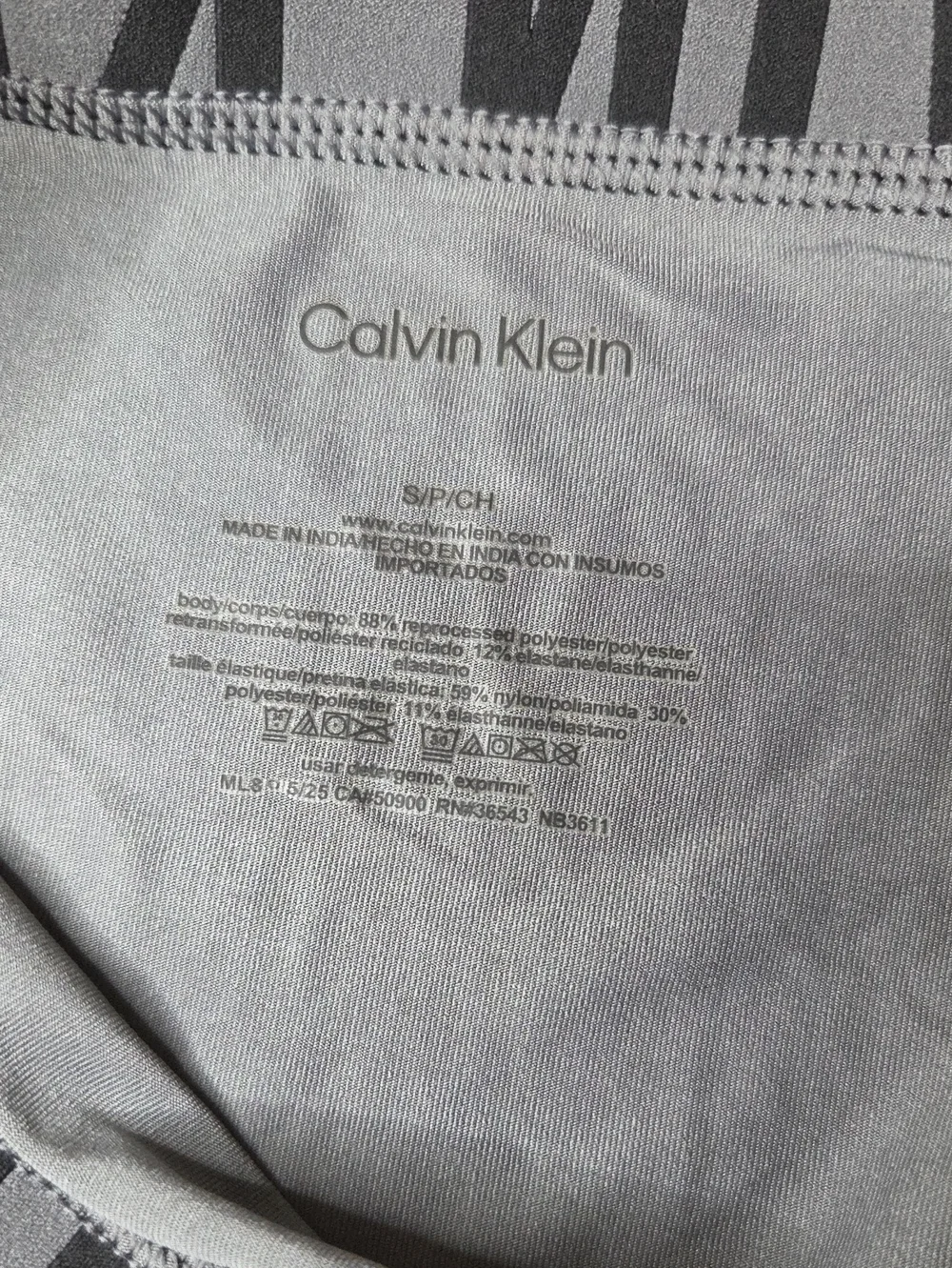 Calvin Klein Charcoal Gray Men's Trunk Briefs Sz S